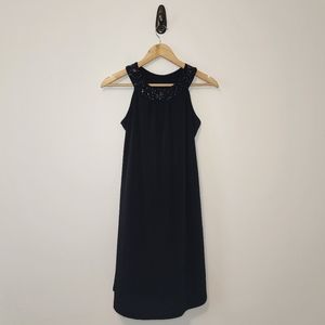 Black Suzy Shier Dress W/Embellishments